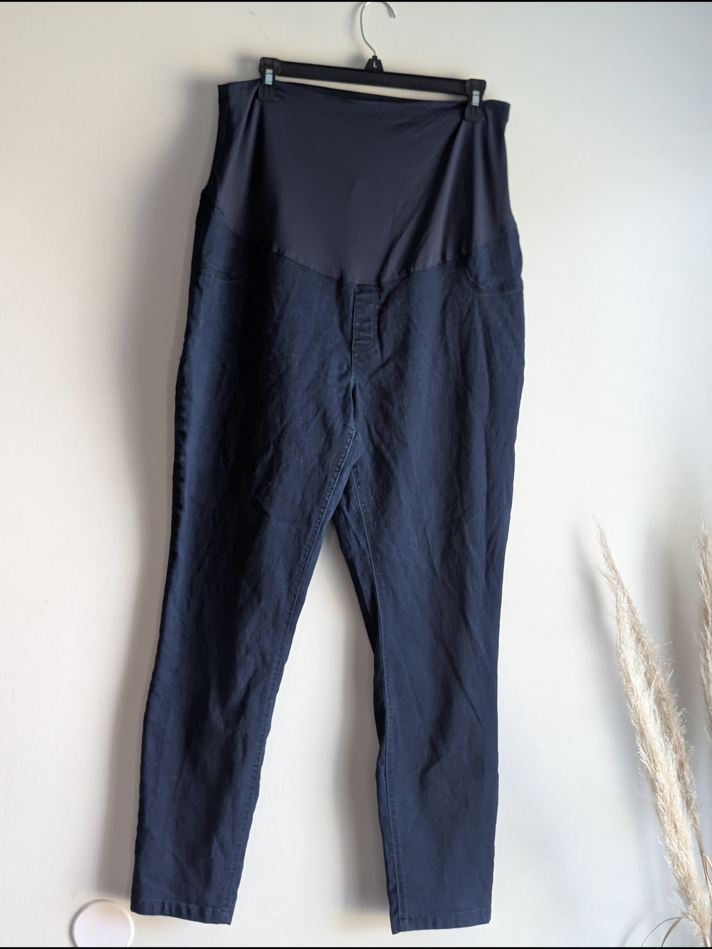 Great Expectations Navy Maternity Chinos